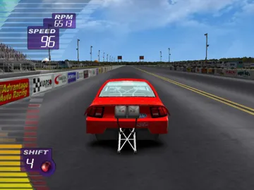 IHRA Professional Drag Racing 2005 (USA) screen shot game playing